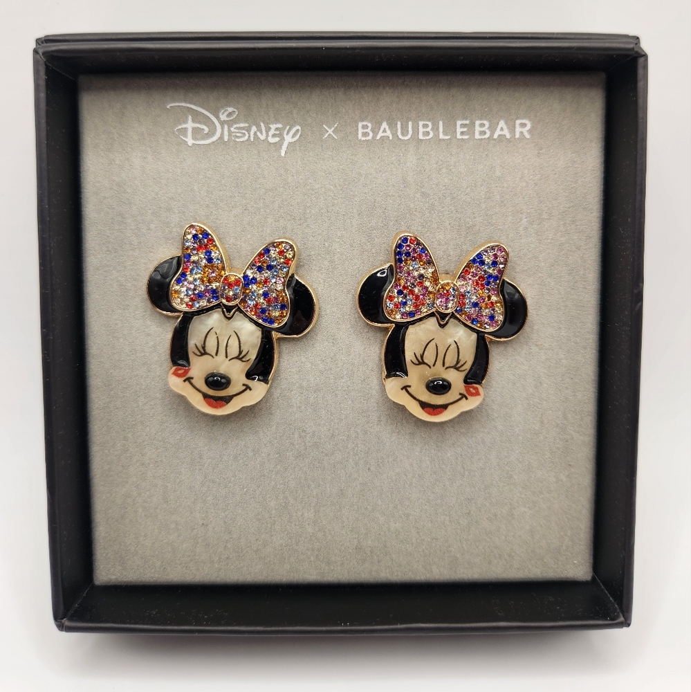 NWOT Disney x Baublebar Minnie Earrings